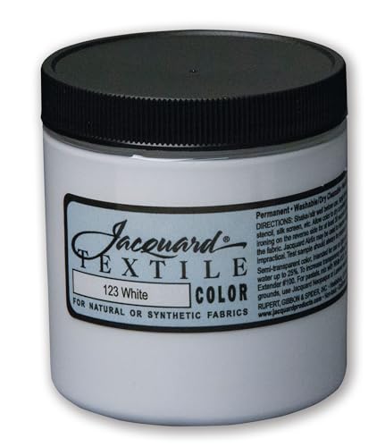 Jacquard Textile Paint 8 Oz White von Jacquard