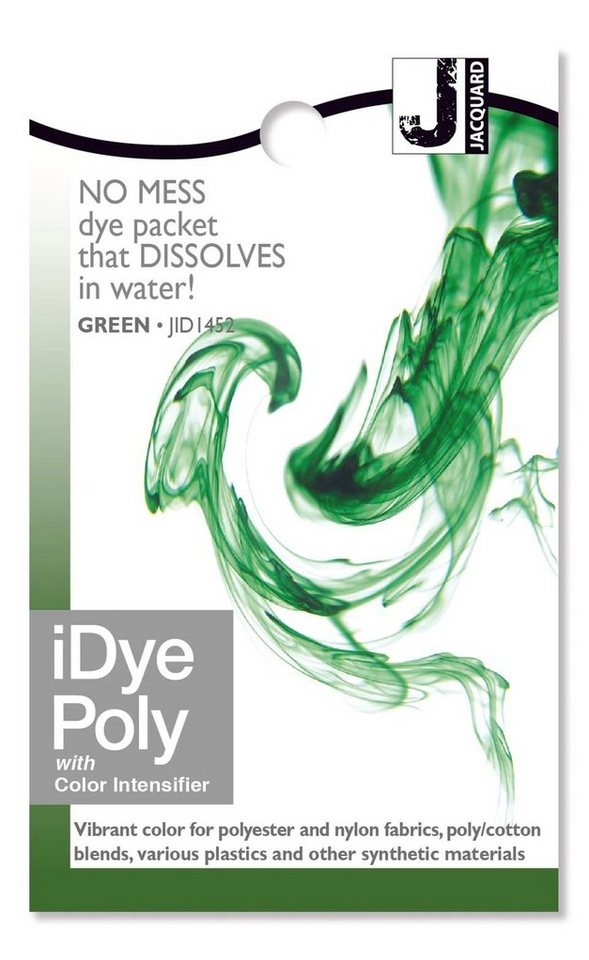 Jacquard Textilfarbe iDye Poly, Färbemittel für synthetische Gewebe, 14g Päckchen inkl. Farbverstärker von Jacquard
