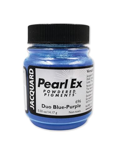 Pearl-Ex Pigment by Jacquard, Creates Metallic or Pearlescent Effect, .5 Ounce Jar, Duo Blue-Purple Pearl-Ex Pigment by Jacquard, Creates Metallic or Pearlescent Effect, .5 Ounce Jar, Duo Blue-Purple von Jacquard