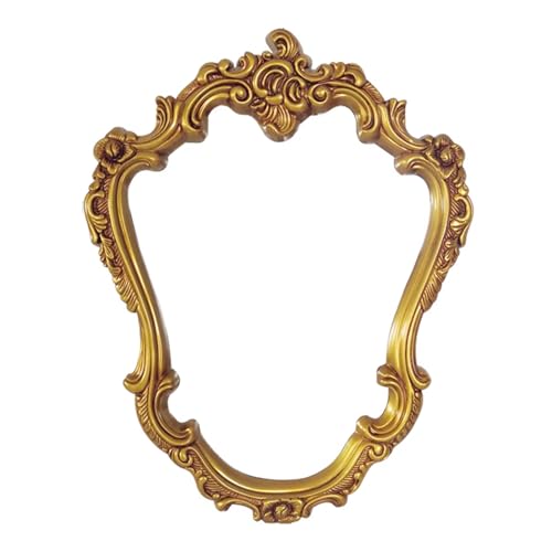 Dekorativer Vintage-Spiegel mit Goldrahmen, Barocker Antiker Wandspiegel, Kosmetikspiegel für Wohnzimmer, Flur, Schlafzimmer, Kamin, Badezimmer oder Eingangsbereich von Jade Direct Store