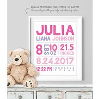 "Benutzerdefinierte Geburtsdaten "stats" Zeichen - Personalisierte Kinderzimmer Wandkunst." "Benutzerdefinierte Geburtsdaten "stats" Zeichen - Personalisierte Kinderzimmer Wandkunst." von JadeForestDecor