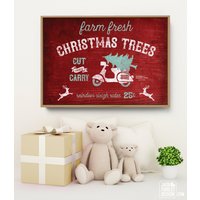 Lustiges Weihnachtsbaum-Schild Rustikale Bauernhaus-Feiertags-Wandkunst Lustiges Weihnachtsbaum-Schild Rustikale Bauernhaus-Feiertags-Wandkunst von JadeForestDecor