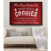 Weihnachtsmotiv Fresh Baked Cookies - Distressed Wood Style Weihnachtsmotiv Fresh Baked Cookies - Distressed Wood Style von JadeForestDecor
