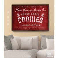 Weihnachtsmotiv Omas Frisch Gebackene Kekse von JadeForestDecor