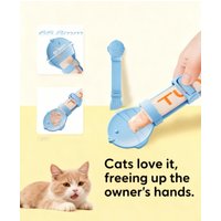 Hands Free Cat Treat Spoon, No Mess Squeeze Feeder For Paste & Puree, Clean Eating Silicone Tool von JadeSiegelStudio