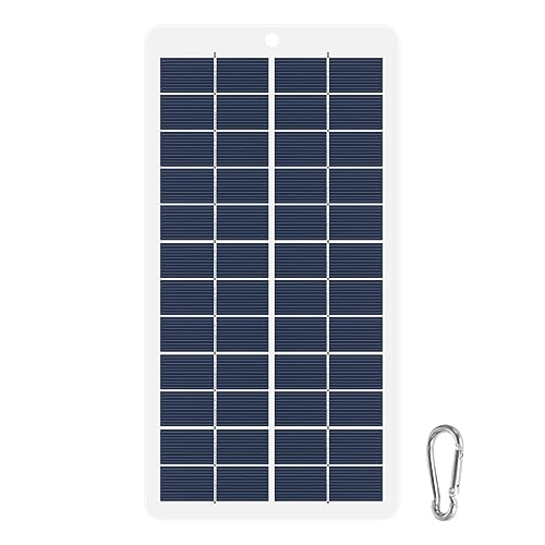 10W Solarladegerät Tragbares Solarpanel, 12V Batterieladegerät Solarpanel for Gartenleuchten Outdoor-Reisen, mit DC5,5-Anschluss von Jadeshay