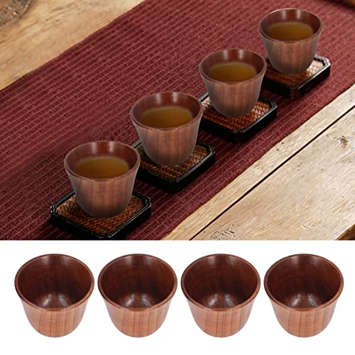 4 Stück Holztasse 75 ml Holzbecher Becher Hölzerner Tee Set, Holz Tasse Kaffee Bierkrüge Holzbecher Handgefertigte für Kaffee Bier Tee 4 Stück Holztasse 75 ml Holzbecher Becher Hölzerner Tee Set, Holz Tasse Kaffee Bierkrüge Holzbecher Handgefertigte für Kaffee Bier Tee von Jadeshay