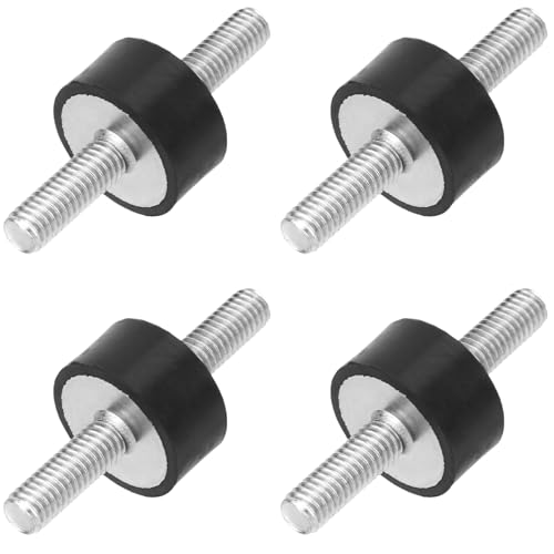 Jadeshay Gummipuffer m6, 4 Stück Schwingungsdämpfer M6 Gummilager Anti Vibration Bobbin Silent Block-Auto-Boot Bobbins (VV20*10 M6*18) von Jadeshay