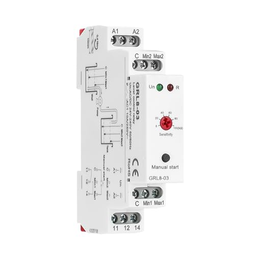 Flüssigkeitsstand-Steuerrelais GRL8-03 Elektronischer Flüssigkeitsstandregler Wasserstandsregler 35 mm DIN-Schiene 10A AC/DC24V-240V Flüssigkeitsstand-Steuerrelais GRL8-03 Elektronischer Flüssigkeitsstandregler Wasserstandsregler 35 mm DIN-Schiene 10A AC/DC24V-240V von Jadeshay