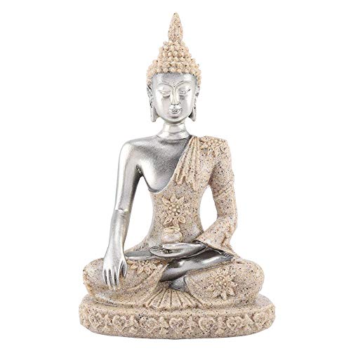 Jadeshay Buddha-Statue - Buddha Figur meditierende Friedens-sitzende Verzierung, die Figur-Handwerk für Hauptdekorations-Tischverzierung schnitzt(#1) von Jadeshay