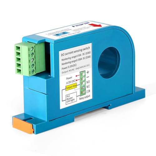 Jadeshay DC Stromsensorschalter, Stromerfassungsschalter, Gleichstromstromerfassungsschalter, Überlastschutz-Verbindungssteuerung mit Verzögerungsfunktion D366 0-300A 1NO+1NC Jadeshay DC Stromsensorschalter, Stromerfassungsschalter, Gleichstromstromerfassungsschalter, Überlastschutz-Verbindungssteuerung mit Verzögerungsfunktion D366 0-300A 1NO+1NC von Jadeshay
