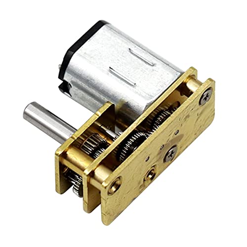 Jadeshay DC-Untersetzungsgetriebemotor 12V/60RPM GA1024-N20 Mini-Mikro-Metallgetriebemotor mit Zahnrad von Jadeshay