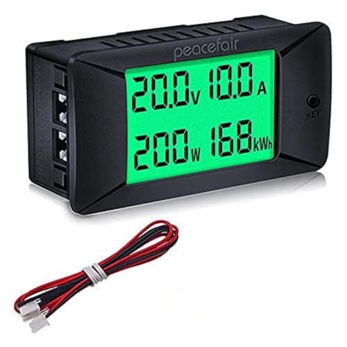 Jadeshay Digital Voltmeter Amperemeter, DC Voltmeter Amperemeter Batterie Tester 0~300A/300V Power Energy Watt Meter PZEM-025(300A) von Jadeshay