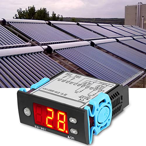 Jadeshay Digitaler Temperaturregler AC 220V 5A Temperaturregler Solar Wasser Heizung Temperatur Controller Thermostat mit Sensor Digital Display von Jadeshay