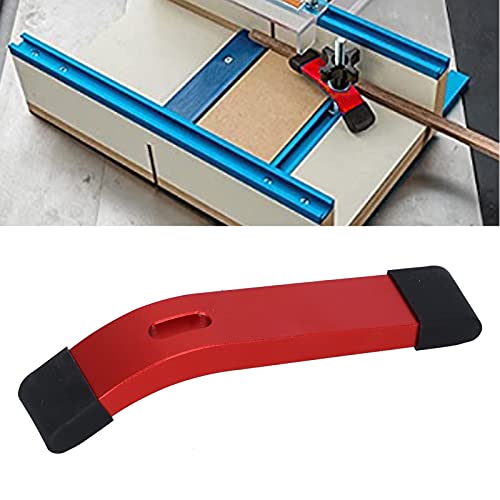 Jadeshay T Nut Schiene Splint, Niederhalter T-Nut M8 Gewinde-Klemmlehren Werkzeug Kit, T Nut Schiene Schnellspannklemmen für Die Holzbearbeitung(Rot) von Jadeshay