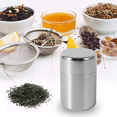 Jadeshay Luftdichtes Kanisterset aus Edelstahl, Kanister aus Stahl-Teedosen Home Kitchen Canisters für die Lagerung von Tee, Kaffee und Zucker(S) von Jadeshay