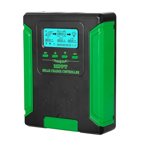 Jadeshay MPPT Solarladeregler 12V 24V 36V 48V Automatisch Identifiziert 160 VDC-Eingang PV Solarpanel Regler Solarpanel Batterie Intelligente Solarregler mit LCD-Anzeige (60A) von Jadeshay