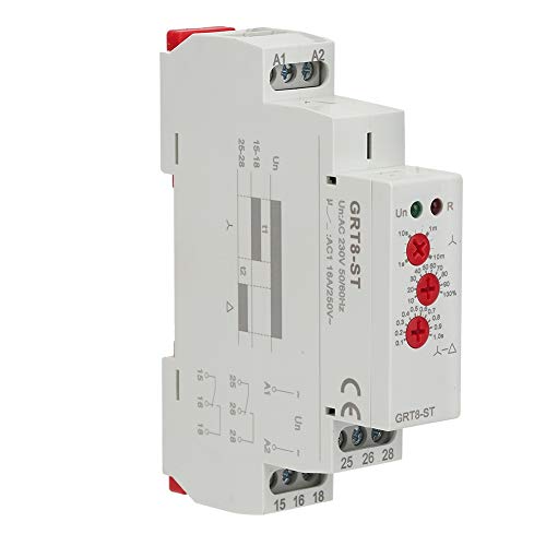 Jadeshay Mini-Zeitrelais GRT8-ST Verzögerung am Motor Stern-Dreieck-Timer Sanftanlasser Dreieck-Relais Motorstarter(A230) von Jadeshay