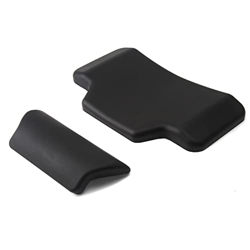 Jadeshay Motorrad Rückenpolster Backrest, Universal Rückenlehne Topcase Boxkissen, PU Leder Motorrad Rückenpolster, Abnehmbares Selbstklebendes Rückenlehnenpolster für Motorrad E Fahrrad von Jadeshay