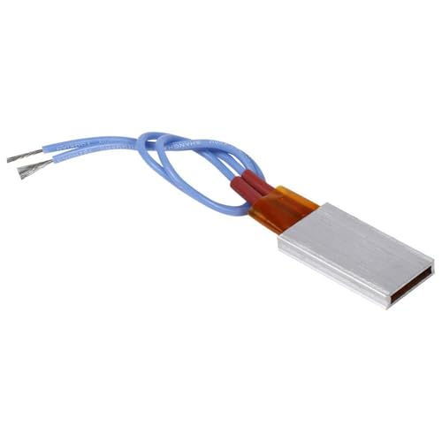 Jadeshay PTC-Heizelement AC/DC 12V Thermostataluminiumgehäuse Keramik Heizplatte Temperiergeräte Heater(110℃ 3-10W) von Jadeshay