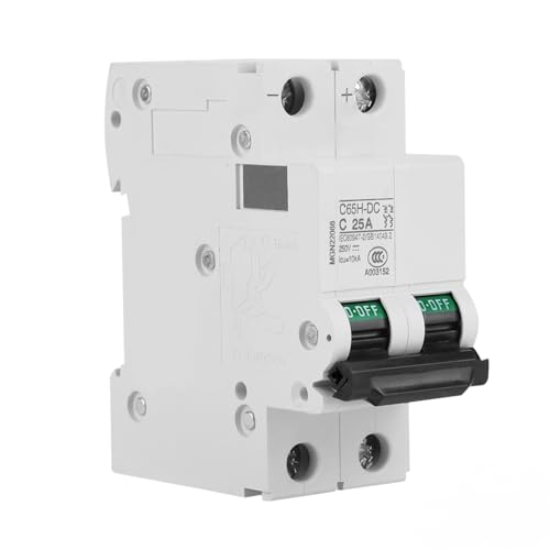 Jadeshay PV Sicherungsautomat DC 250V 40A 2 Polig C65H-DC Solar Leitungsschutzschalter DC Trennschalter Schutzluftschalter Schutzschalter für Photovoltaik-Systeme von Jadeshay