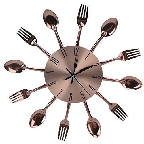 Jadeshay Uhr Küchenwanduhr Mehrzweck-Besteck Küchenutensilien Uhr für Küche Restaurant Wohnkultur von Jadeshay
