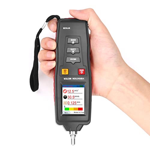 Jadeshay WT63B Vibrationsmesser, Digitales Vibrationsmessgerät, Handvibrometer, Beschleunigungsgeschwindigkeits-Verschiebungstester Jadeshay WT63B Vibrationsmesser, Digitales Vibrationsmessgerät, Handvibrometer, Beschleunigungsgeschwindigkeits-Verschiebungstester von Jadeshay