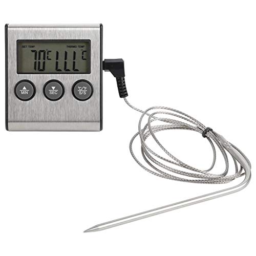 Lebensmittelthermometer - Grillthermometer Fleischthermometer mit Timer-Temperaturmesswerkzeug Lebensmittelthermometer - Grillthermometer Fleischthermometer mit Timer-Temperaturmesswerkzeug von Jadeshay