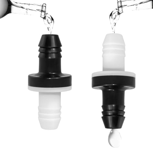 Jadeshay Rückschlagventil, 10mm 3/8 Zoll Silikonkautschuk-Inline-Rückschlagventil Einwegventil Silikon Flüssigkeits Check Valve von Jadeshay