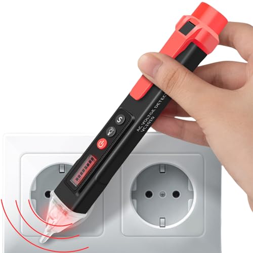 Jadeshay Spannungsprüfer VC1010 Digitaler AC/DC-Spannungsprüfer Smart Non-Contact Pen Tester Electric Sensor Test Pencil von Jadeshay