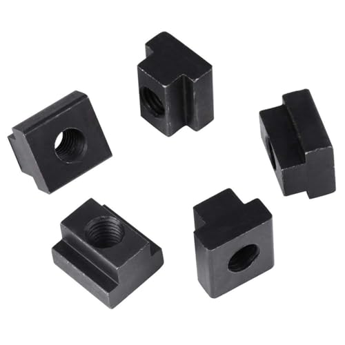 Jadeshay T Nutensteine M12 Schwarzoxid-Finish Nutensteine Edelstahl M12-Gewinde Passen in T Muttern für T-Nuten in Werkzeugmaschinentabellen, 5 Stück Jadeshay T Nutensteine M12 Schwarzoxid-Finish Nutensteine Edelstahl M12-Gewinde Passen in T Muttern für T-Nuten in Werkzeugmaschinentabellen, 5 Stück von Jadeshay