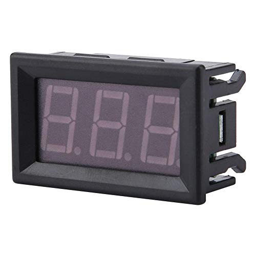 Voltmeter Digitaler 0,56 Zoll Zwei Drahtvoltmeter Draht-DC 5-130 V LED-Anzeigespannungsmesser (Grün) von Jadeshay