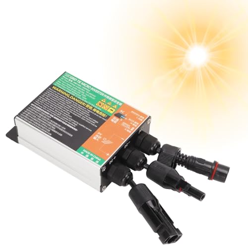 Jadeshay Micro Wechselrichter 120W 230V Solar Grid Tie Inverter MPPT Micro Inverter IP55 Wasserdicht Sinus Wechselrichter für kleine Solaranlagen von Jadeshay