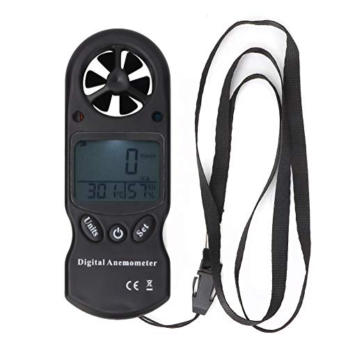 Digitaler Anemometer, Digitales Thermometer-Hygrometer-Anemometer, 3-in-1-Mini-Hand-Multifunktions-Digitales Thermo-Hygrometer Tragbares Windgeschwindigkeitsmesser-Anemometer Digitaler Anemometer, Digitales Thermometer-Hygrometer-Anemometer, 3-in-1-Mini-Hand-Multifunktions-Digitales Thermo-Hygrometer Tragbares Windgeschwindigkeitsmesser-Anemometer von Jadpes