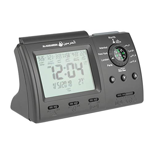 Jadpes Islamische Uhr, Muslimische Gebetswecker, Digitale automatische islamische Azan muslimische Gebetswecker islamische Gebetswecker islamische Gebetswecker für zu Hause Schlafz von Jadpes
