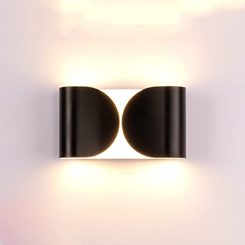 Jadssox Moderne LED-Wandleuchte Up Down Metallleuchte Innenwandleuchte, 10 W 3000 K Wandstrahler-Leuchte Innenwand-Wash-Leuchten, Wohnzimmer Schlafzimmer Nachtwandstrahler von Jadssox