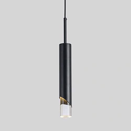 Jadssox Moderne Schwarze Pendelleuchte LED-Kücheninsel-Hängelampe Mini-Kronleuchter-Deckenleuchte, Schlafzimmer-Nacht-Esstisch-Hängelampen Innen-Droplights von Jadssox