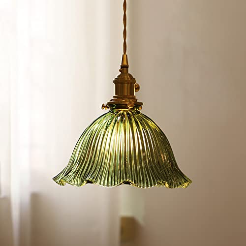 Jadssox Retro-Pendelleuchte, geometrischer, Gerippter Glas-Hängelampenschirm, Kupfer-Mini-Kronleuchter, Wohnkultur, Kunsttropfen, Deckenleuchten für Kücheninsel, Esszimmer, Loft Jadssox Retro-Pendelleuchte, geometrischer, Gerippter Glas-Hängelampenschirm, Kupfer-Mini-Kronleuchter, Wohnkultur, Kunsttropfen, Deckenleuchten für Kücheninsel, Esszimmer, Loft von Jadssox