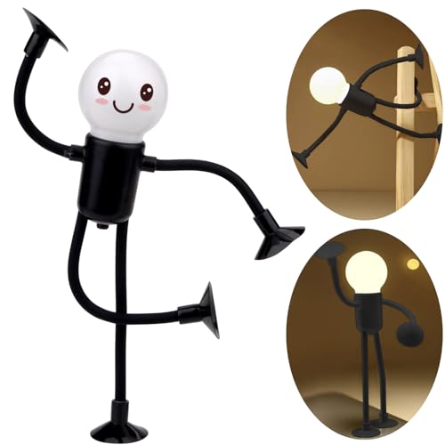 Jadyon Changeable Shape Funny Sportsman Night Light, VeräNderbare Form Lustiges Sportler-Nachtlicht, Diy Shape Nachtlichter, Lustige Lampe Mini Weihnachtsdeko Nachtlicht FüR Schlafzimmer Kinderzimmer von Jadyon