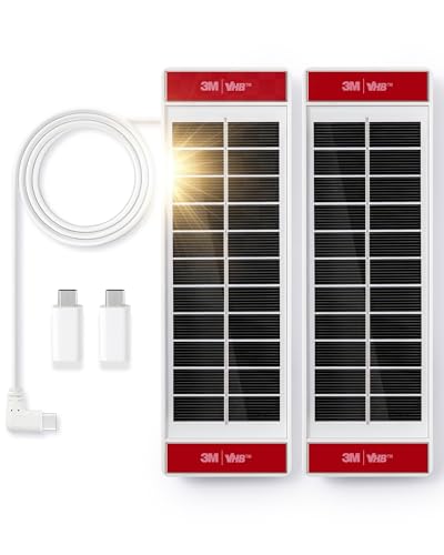 JaeJaes Solarzellen, 1,3 Watt, 5,5 V, für motorisierte Jalousien, USB-C-Stecker, mobile Stromversorgung an Fenstern, 2 Stück JaeJaes Solarzellen, 1,3 Watt, 5,5 V, für motorisierte Jalousien, USB-C-Stecker, mobile Stromversorgung an Fenstern, 2 Stück von JaeJaes