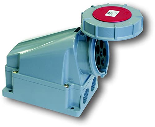 SIROX® CEE-Wanddose IP 67, 5-polig, 400 V, 6 h Stromstärke 63 A, Pilotkontakt ja von Jäger Direkt