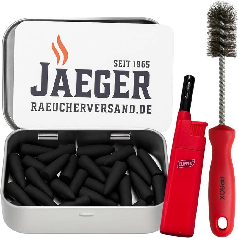 Jaeger Räuchereiprodukte Räucherbox Jaeger-Kaltrauch-Anzünder (30-tlg) von Jaeger Räuchereiprodukte