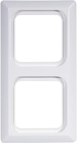 OPUS-KANTO Rahmen 2-fach Alpinweiß Klarer, Moderner Look Mit Kleinen Eckradien Glänzend PVC-frei Artikelnummer 560.702.27 von Opus