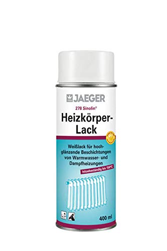 Jaeger Heizkörperlack Spray 400 ml, weiß seidenglänzend von Jaeger