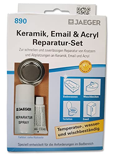 Jaeger Keramik und Emaille Reparatur Set - reinweiss von Jaeger