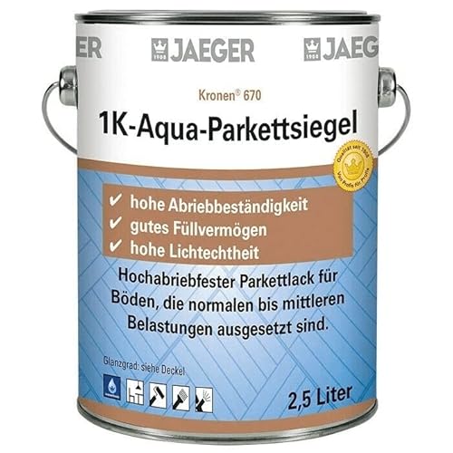 Jaeger Kronen 1K Aqua-Parkettsiegel sdgl 2,5l von Jaeger