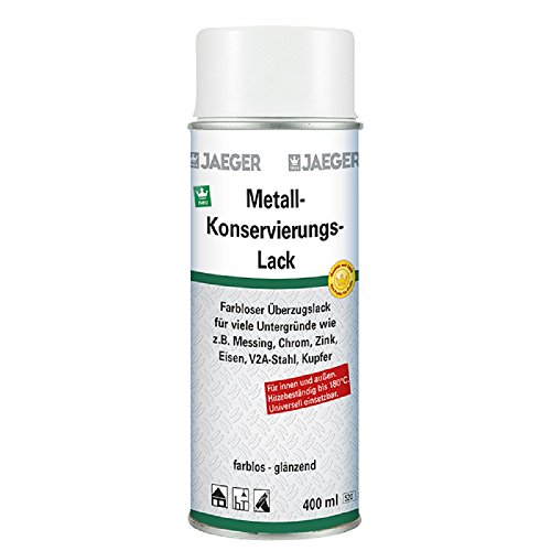 Jaeger Metall-Konservierungslack Schutzlack Spray 400 ml, farblos von Jaeger