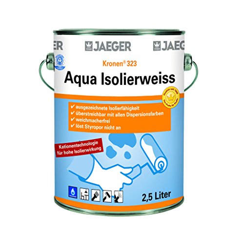 Kronen® Aqua Isolierweiss 2,5 Liter - weiß von Jaeger