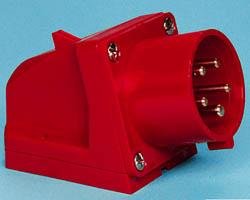 SIROX® CEE-Wandgerätestecker IP 44, 5-polig, 400 V, 6 h Stromstärke 32 A, Phasenwender ja von Jäger