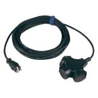 SIROX 345.503 Strom Verlaengerungskabel 16A Schwarz 3.00m von Jäger